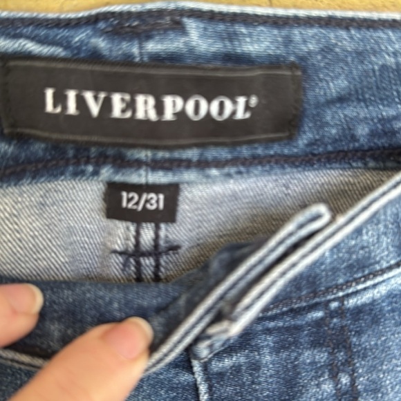 Liverpool Denim Skirt - Picture 2 of 3
